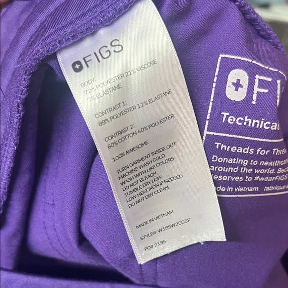 Figs Purple Women's Jogger Pants - Picture 7 of 10